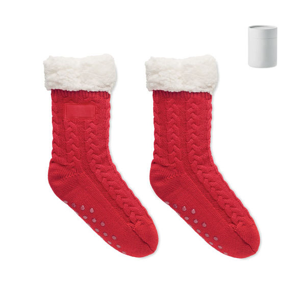 Chaussons Chaussettes publicitaire |Canichie Red