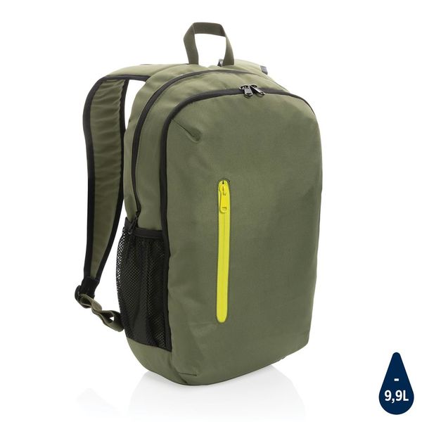 Sac à dos personnalisable casual 300D rPET|Impact AWARE™ Green