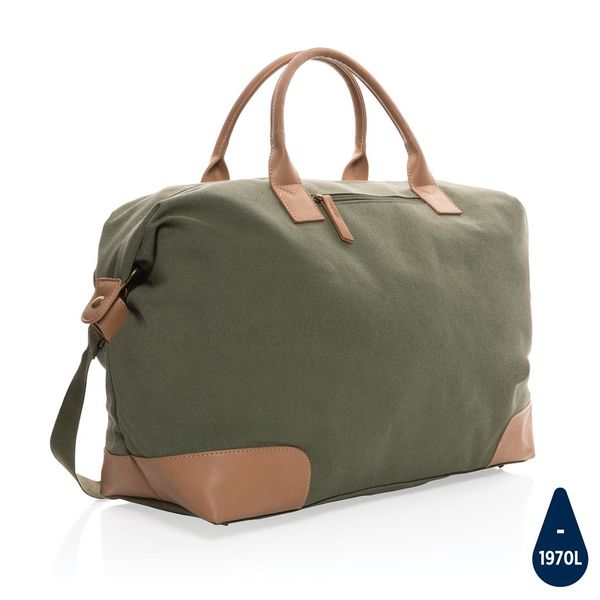 Sac weekend toile recyclé publicitaire Green