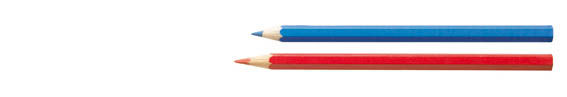 crayons publicitaires couleur