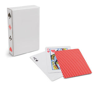 54 cartes à jouer publicitaire Rouge