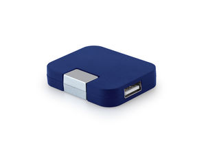 Hub USB 2.0 publicitaire Bleu