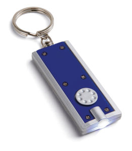 Porte-clés personnalisé Bleu