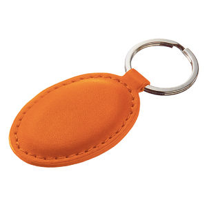 Porte-clés personnalisé | Porte PU Orange