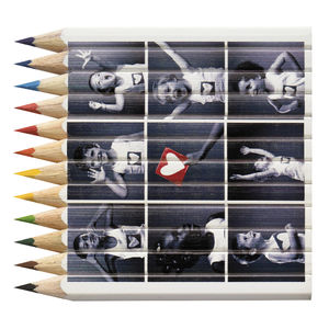 Crayons de couleurs personnalisables | Woocolor 12 Quadri 3