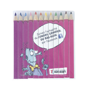 Crayons de couleurs personnalisables | Woocolor 12 Quadri 6