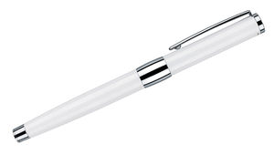 Stylo roller personnalisable | Image White Rollerball Blanc