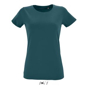 T-shirt publicitaire | Regent Fit F Bleu canard