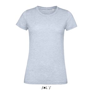 T-shirt publicitaire | Regent Fit F Bleu ciel chiné
