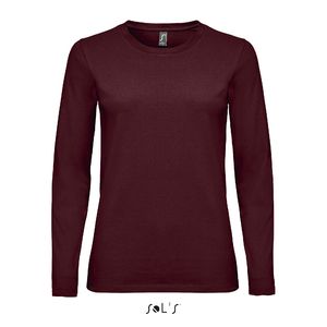 Tee-shirt publicitaire | Imperial LSL F Oxblood