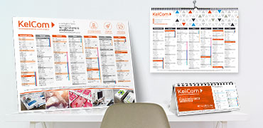 Calendrier personnalise arlequin 270x208