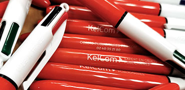 Stylo 4 Couleurs Bic promotionnel Shine bille par KelCom