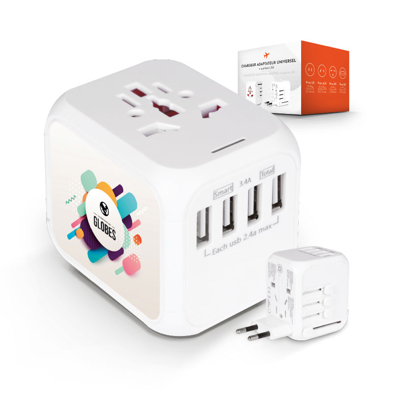 Adaptateur de voyage USB Type C avec 5 ports USB - Chargeur de