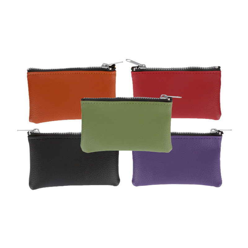 Porte Chéquier Et Carte En Cuir Noir Pour Femme Avec Colibri Orange – Création By Syl'la