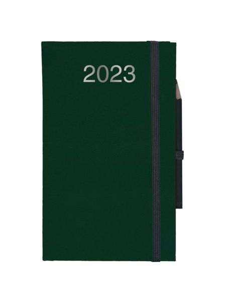 Agenda Personnalisable Journalier | Chantier | 90x150 mm Vert