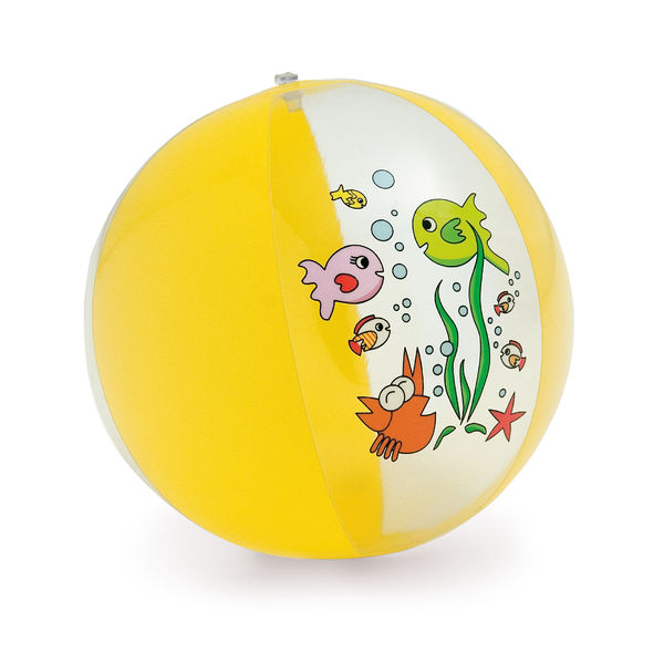 Ballon gonflable promotionnel Jaune