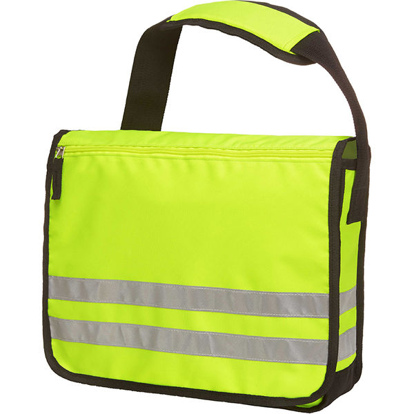 Besace publicitaire | Visibly Jaune fluo