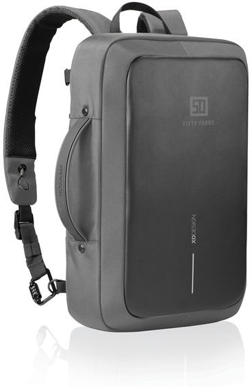 Bobby Bizz 2.0 sac à dos & sacoche antivol personnalisé Gris
