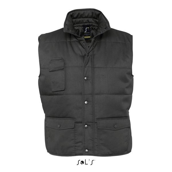 Bodywarmer personnalisable | Worky Gris foncé