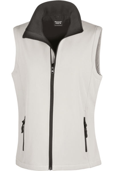 Printable | Bodywarmer publicitaire femme - KelCom Blanc