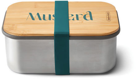 Boîte sandwich Large inox Black+Blum personnalisable Turquoise