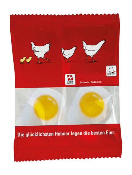 Bonbon Haribo oeuf au plat personnalisable|Gallo