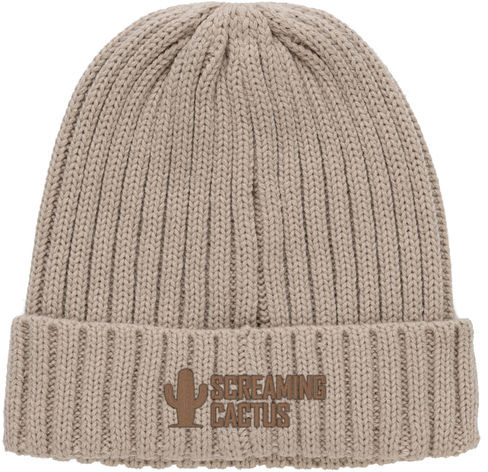 Bonnet double côte AWARE™ Polylana® Kennedi publicitaire Desert