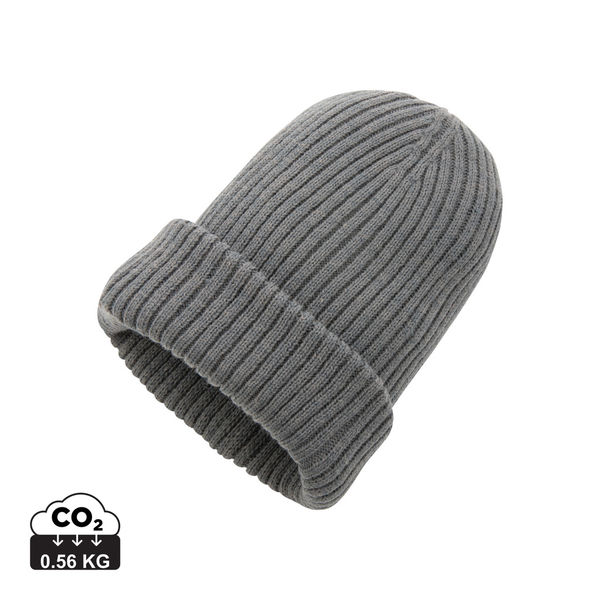 Bonnet double épaisseur Impact AWARE™ Polylana® publicitaire Gris anthracite