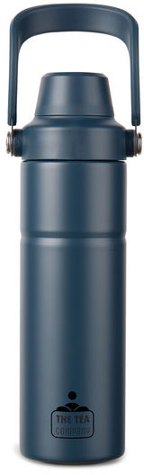 Bouteille 600 ml acier recyclé RCS Trek publicitaire Bleu marine