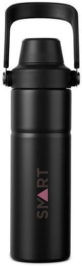 Bouteille 600 ml acier recyclé RCS Trek publicitaire Noir