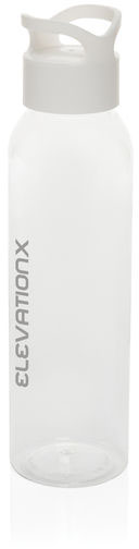 Bouteille 650 ml rPET RCS Oasis personnalisée Blanc