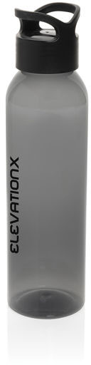 Bouteille 650 ml rPET RCS Oasis personnalisée Noir