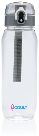 Bouteille étanche 800 ml PET recyclé RCS Yide entreprise Transparent