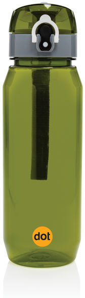 Bouteille étanche 800 ml PET recyclé RCS Yide entreprise Vert