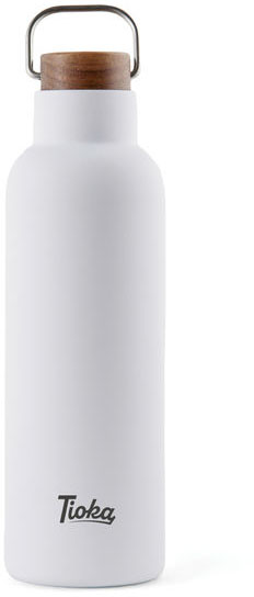 Bouteille isotherme 800 ml acier RCS Ciro entreprise Blanc