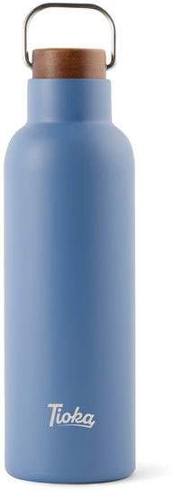 Bouteille isotherme 800 ml acier RCS Ciro entreprise Bleu