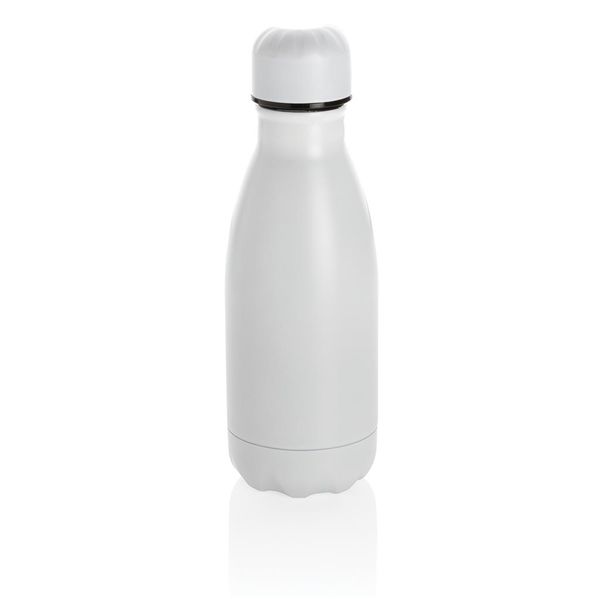 Bouteille isotherme publicitaire en acier 260ml White