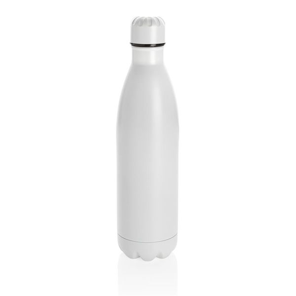 Bouteille isotherme publicitaire en acier 750ml White