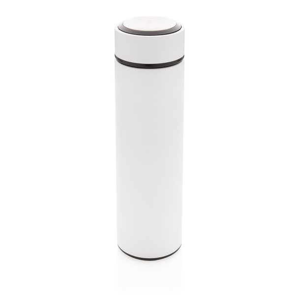 Bouteille personnalisable étanche en acier White