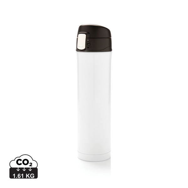 Bouteille verrouillage facile 450 ml publicitaire Blanc