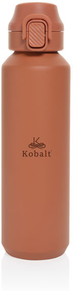 Bouteille sport 600 ml acier recyclé RCS Via publicitaire Orange