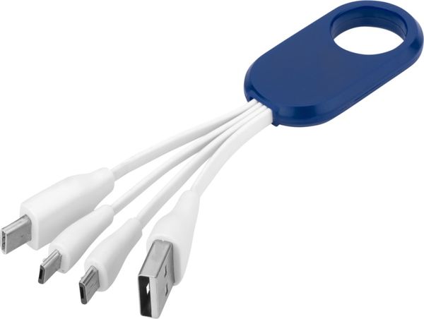 Câble USB personnalisé | Troup Bleu royal
