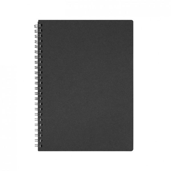 Cahier à spirales A5 personnalisable|Frenchie Noir