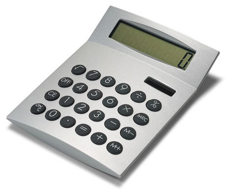 Calculatrice personnalisable | Enfield Argent satiné