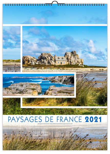 Calendrier illustré publicitaire | Paysage de France XXL