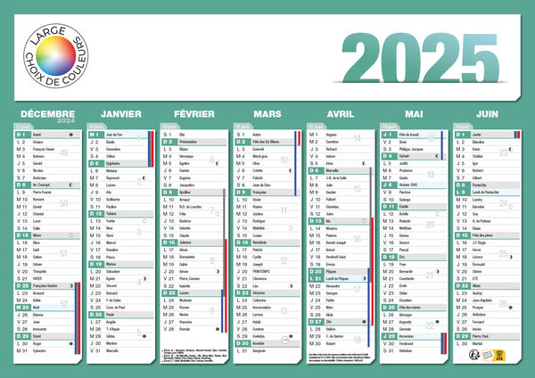 Calendriers bancaires publicitaires