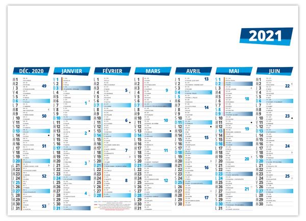 Calendrier bancaire personnalisé | Florentin