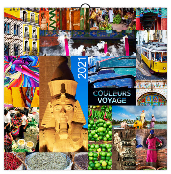 Calendrier mural publicitaire | Couleur Voyage