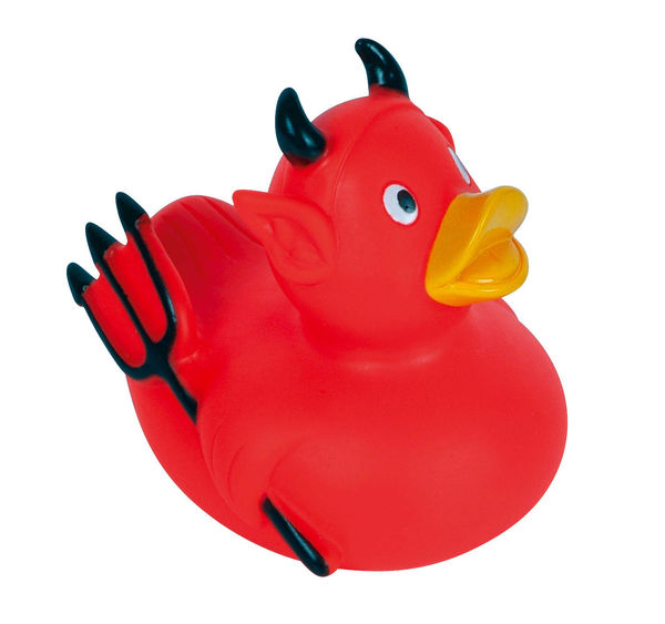 canard publicitaire démon Rouge