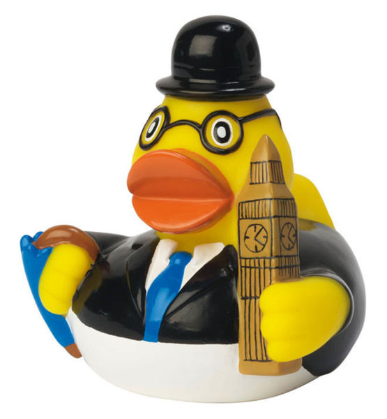 canard publicitaire facteur Jaune